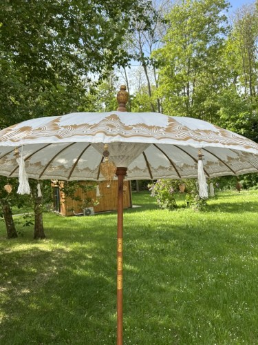 Parasol balinais PBBM1 vue haut